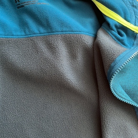 Under Armour Cold Gear fleece lined hooded jacket Youth Medium - Picture 9 of 13